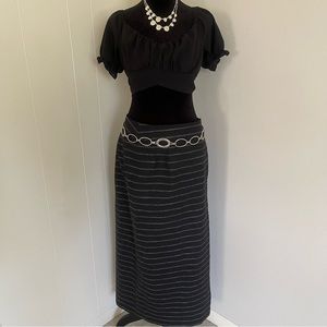 Y2k maxi wrap skirt size 8